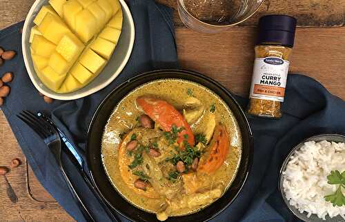 Curry de poulet aux oignons et potimarron | Une recette