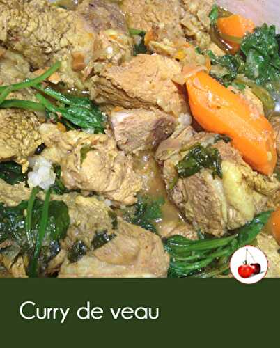 Curry de veau aux épinards