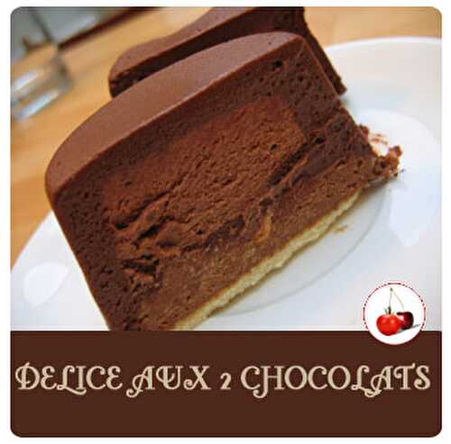 Délice aux 2 chocolats