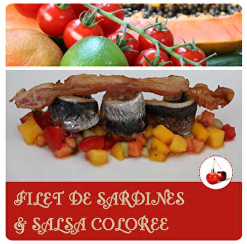 Filet de sardines et salsa colorée | Une recette
