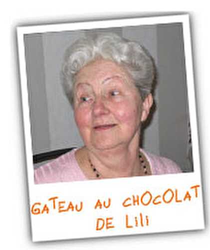 GÂTEAU AU CHOCOLAT DE Lili