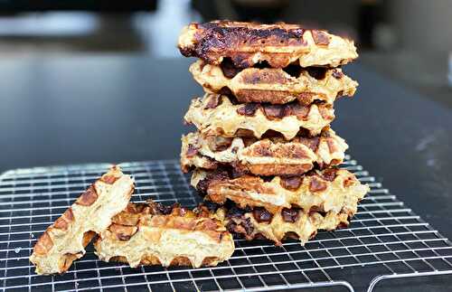 Gaufre de Liège au sucre et au chocolat