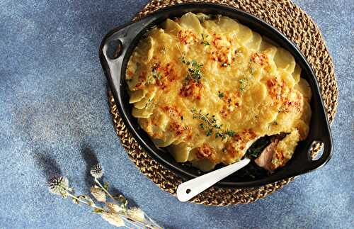 Gratin de saumon aux épinards | One pot de poisson au four très facile