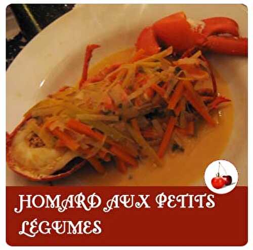 Homard aux petits légumes