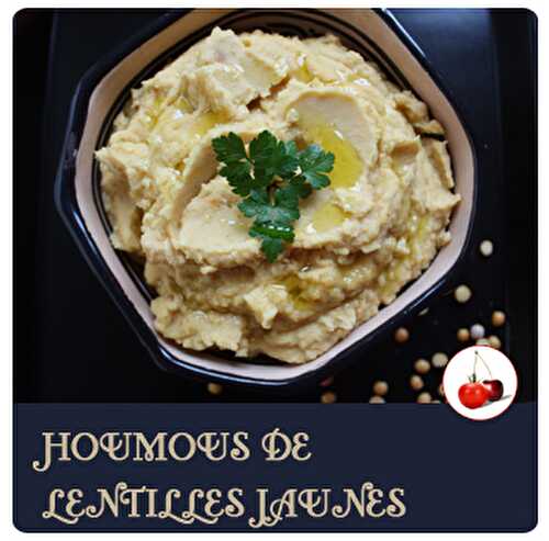 Houmous de lentilles jaunes | Une recette de dips |