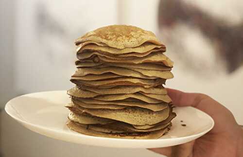 La recette des crêpes salées qui n'attendent qu'a être farcie