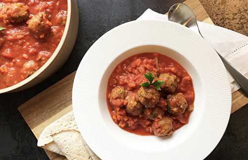 Les boulettes à la sauce tomate de ma bonne-maman