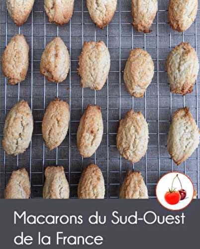 Macarons du Sud-Ouest de la France - Juste 3 ingrédients