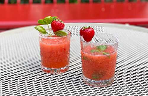 Margarita à la fraise | La recette du cocktail