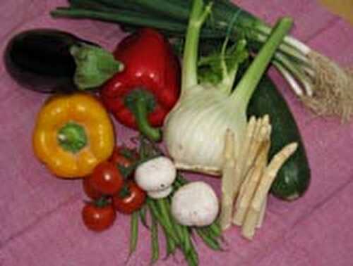 MILLEFEUILLE de légumes grillés