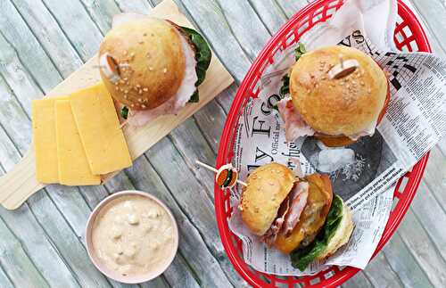 Mini burger au cheddar | Une recette plateau télé ou apéro gourmand