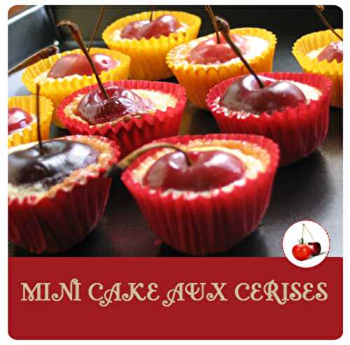 MINI CAKE AUX CERISES