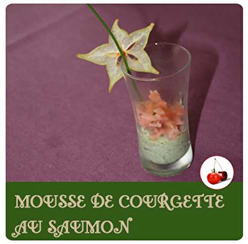 MOUSSE DE COURGETTES AU SAUMON