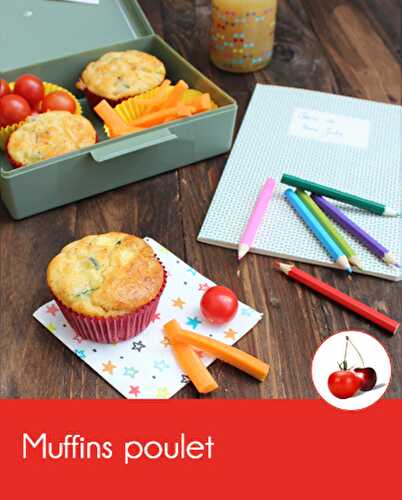 Muffins au poulet | Une recette de cake salée