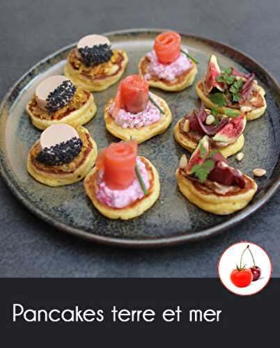 Pancakes terre et mer Saumon, foie gras ou magret de canard | CahierTC4