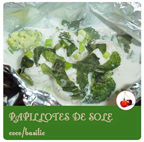 PAPILLOTES DE SOLE COCO/BASILIC