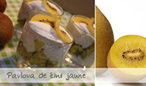 PAVLOVA DE KIWI JAUNE