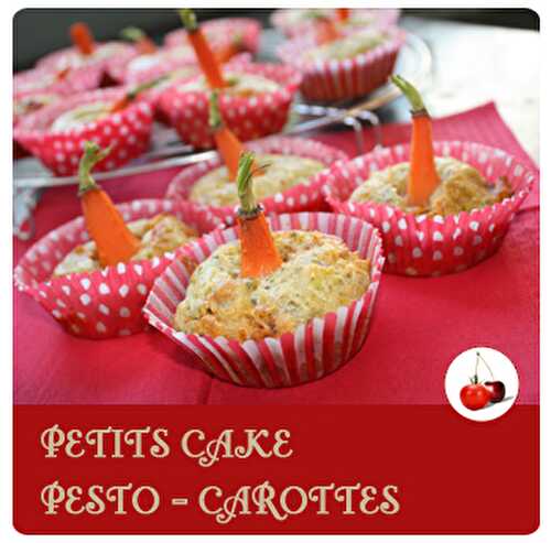 PETITS CAKE PESTO – CAROTTES