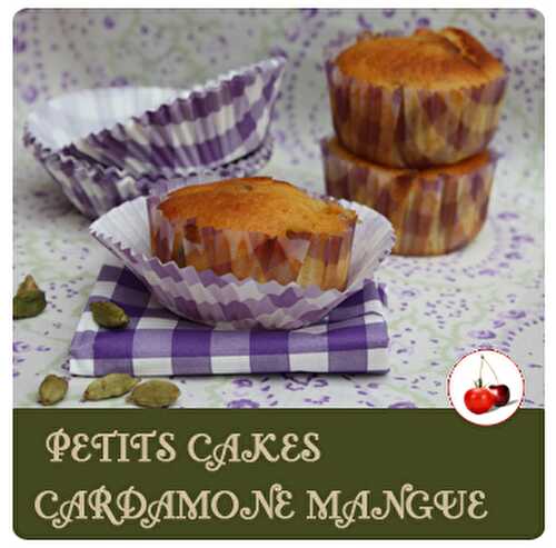 PETITS CAKES CARDAMONE MANGUE PISTACHES