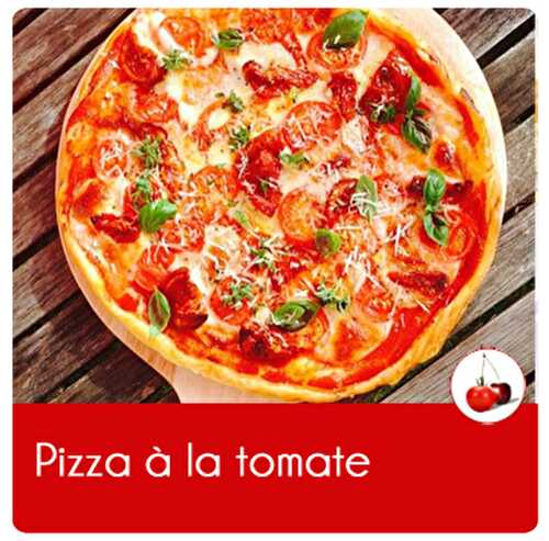 Pizza à la tomate