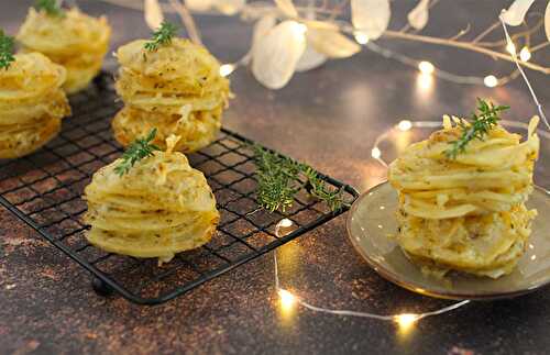 Pommes de terre en fête | Pile de patates à l’Emmental