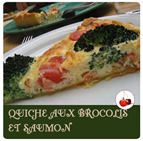 Quiche aux brocolis et saumon