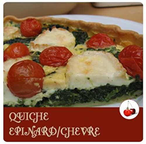 Quiche épinards et chèvre | Recettes de tarte salée végétarienne