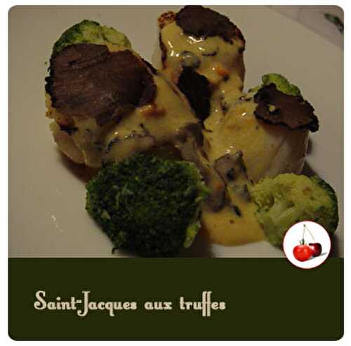 SAINT-JACQUES aux truffes