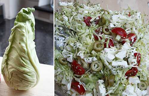 Salade de chou pointu | Une recette végétarienne