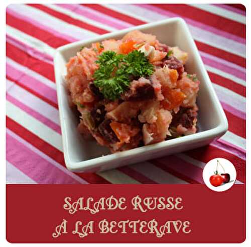 Salade russe à la betterave | Une recette colorée | Tomate-ceris.be