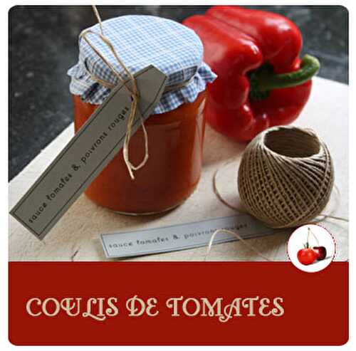 SAUCE TOMATES & POIVRONS ROUGES