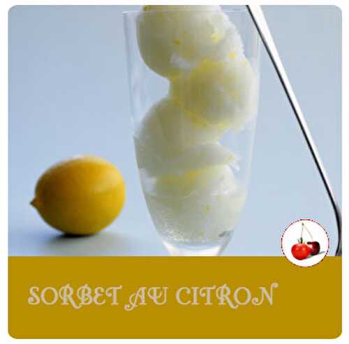 SORBET AU CITRON