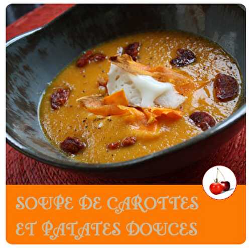 Soupe de carottes et patates douces |