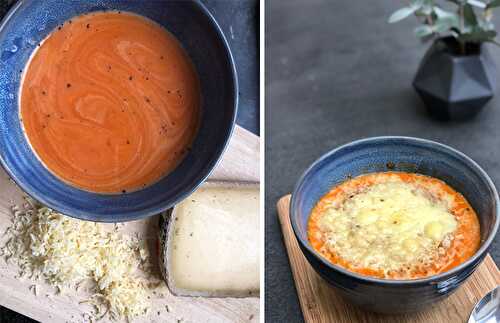 Soupe tomate et lentilles corail gratinée | Une recette qui réchauffe