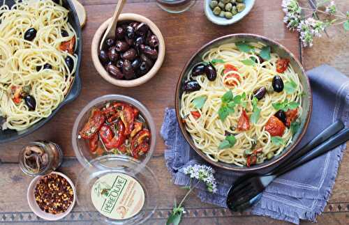 Spaghetti alla puttanesca | Une recette en moins de 10 minutes