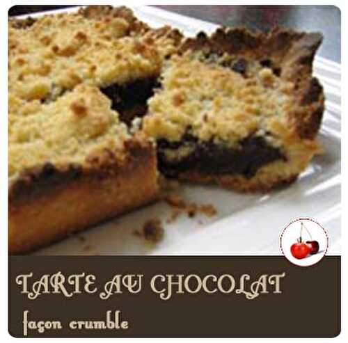 Tarte au chocolat façon crumble | Une recette