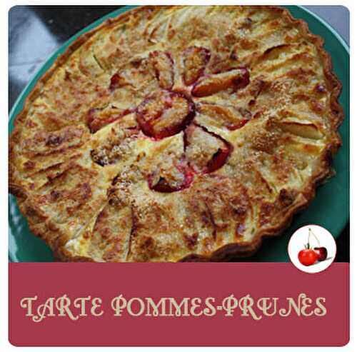 TARTE POMMES-PRUNES