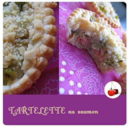 Tartelettes de saumon au crumble de parmesan |