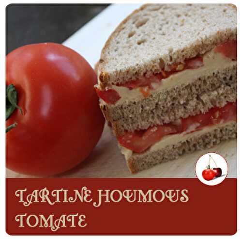 TARTINE HOUMOUS TOMATE