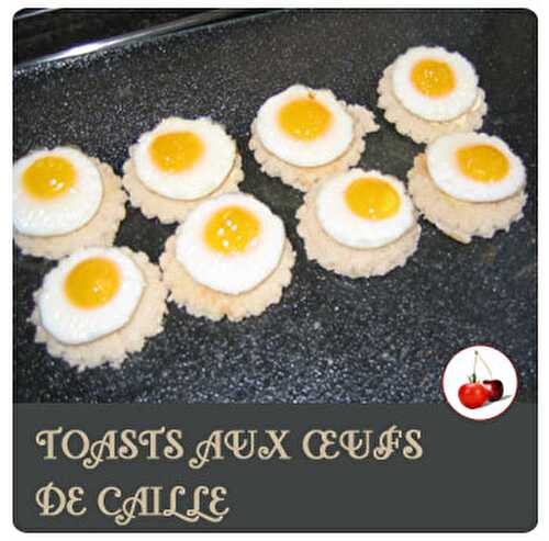 Toast aux oeufs de caille | Une recette pour l'apéro |