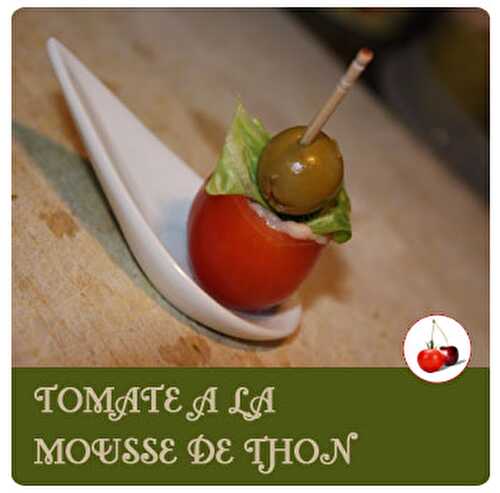 TOMATE A LA MOUSSE DE THON