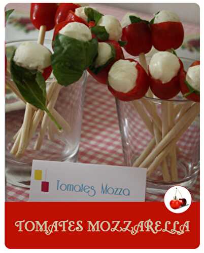 Tomate Mozzarella en sucette