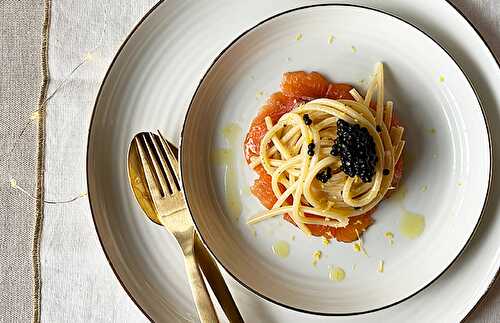Spaghetti au saumon fumé | Une recette très festive