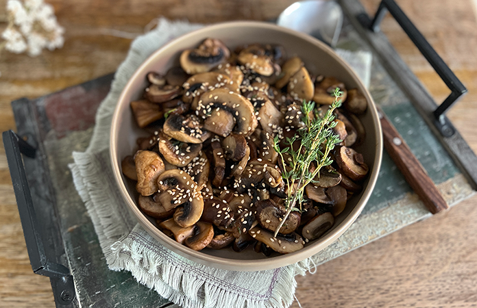 Champignons à la sauce soja 