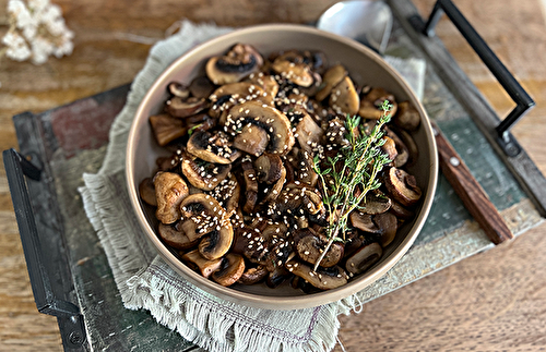 Champignons à la sauce soja 