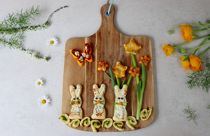 Feuilleté au fromage lapin de Pâques