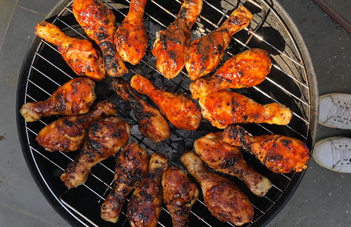 Poulet parfumées sauce barbecue