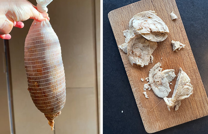 Jambon de poulet maison au four vapeur