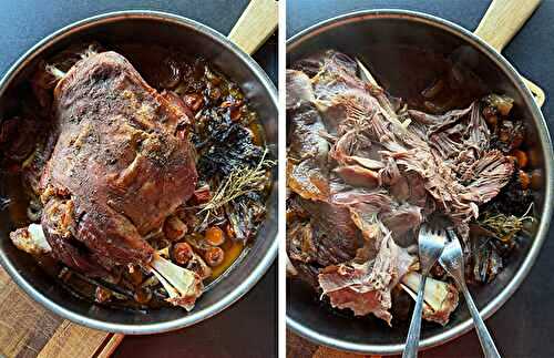 Agneau effiloché façon agneau à la cuillère