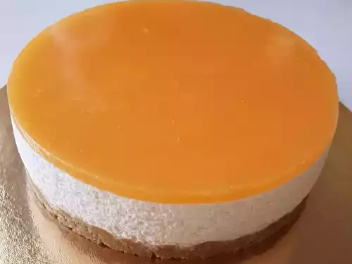 Bavarois à la pêche